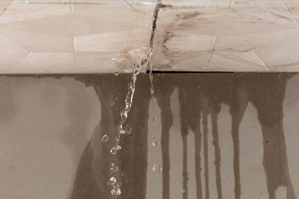 Professional Water Damage Restoration technician working in West Farmington, OH